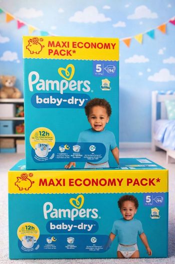 188 couches pampere baby dry taille 5