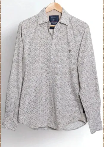 Chemise IZAC à motifs floraux – Taille S (coupe regular)