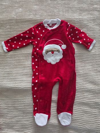 Pyjamas en velours en 12 mois