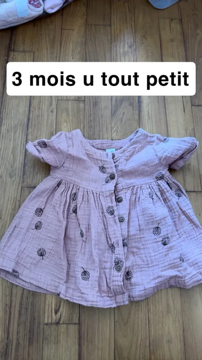 Robe manches courtes