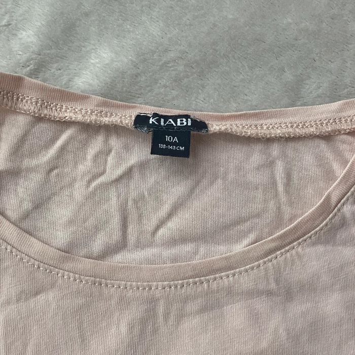 T-shirt enfant rose pale donuts - photo numéro 3