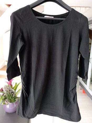 Tee-shirt maternité noir