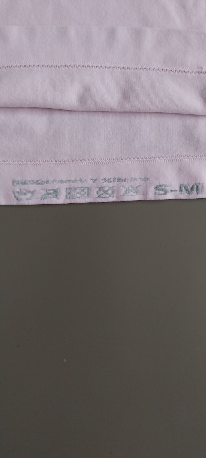 T-shirt femme rose pâle - photo numéro 3