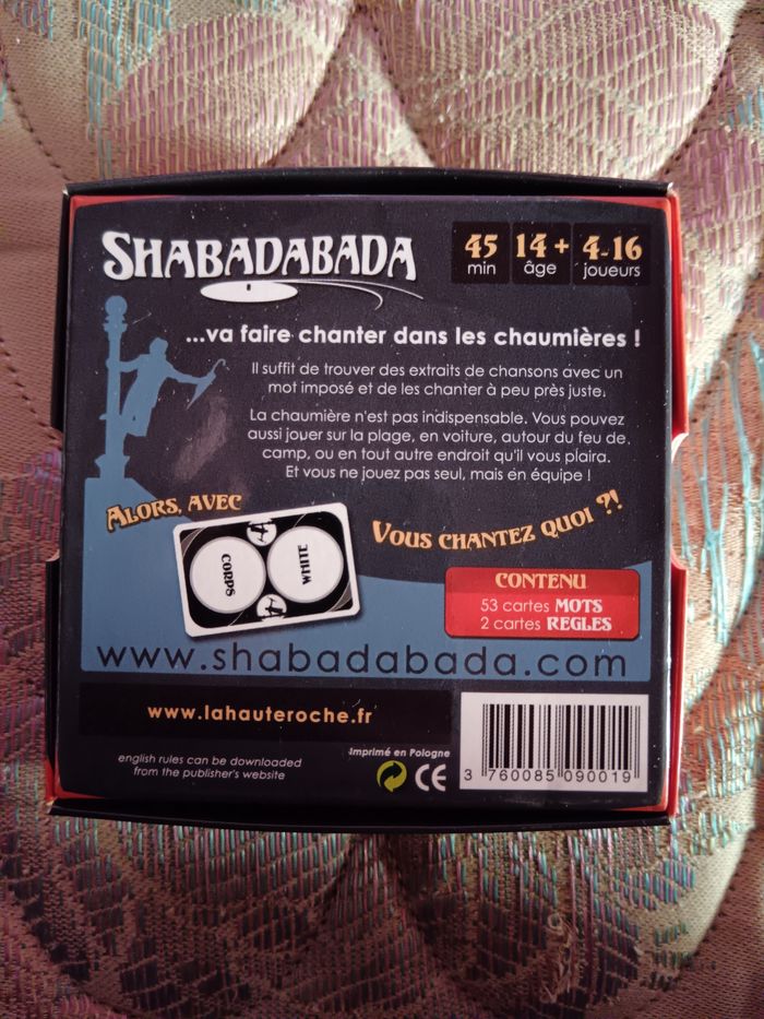 Jeu shabadabada - photo numéro 2