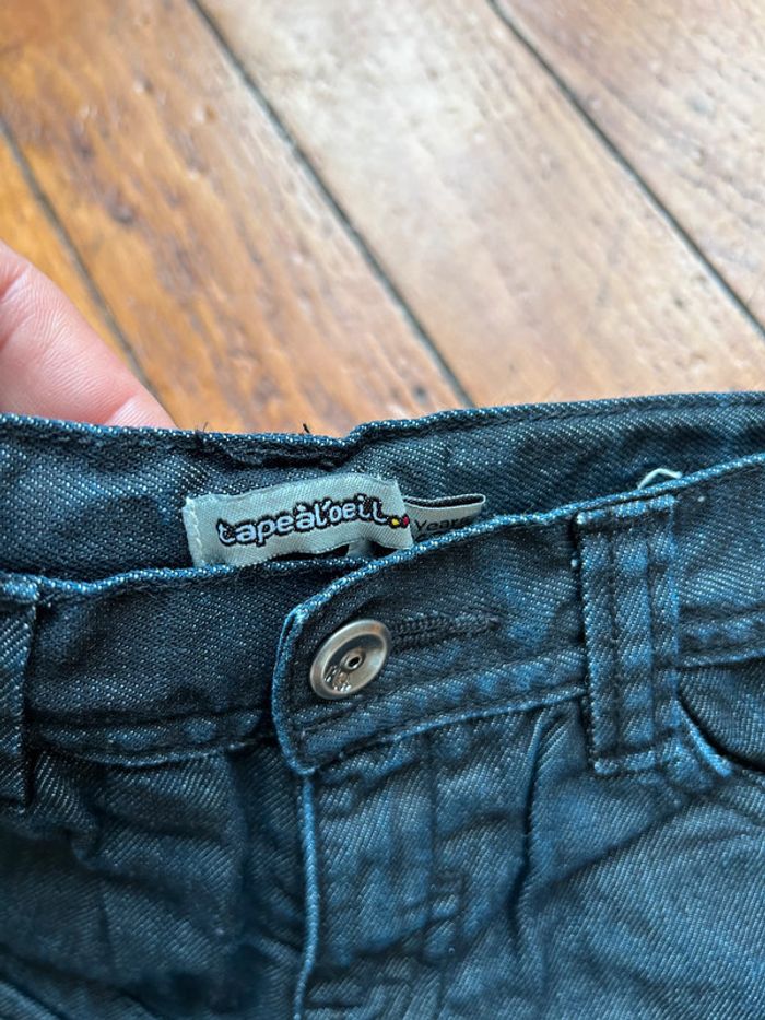 Neuf Jean tape à l’œil taille 4 ans, gris - photo numéro 6