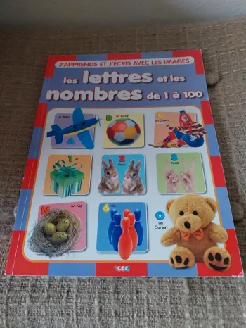 J'apprends et j'ecris avec les images-Les Lettres et Nombres de 1 à 100
