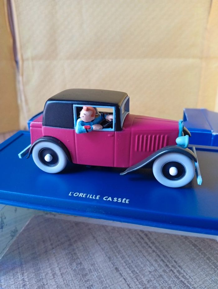 En voiture Tintin l'oreille cassée Hergé moulinsart - photo numéro 3
