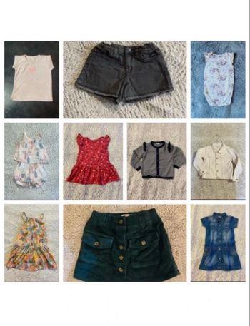 lot de vetents en taille 4 ans