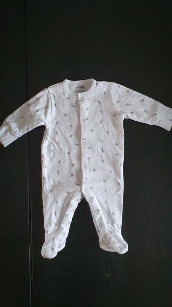 Dors-bien blanc motif lapins Kiabi