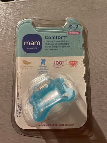 Tétine Mam bleu 0-2 mois