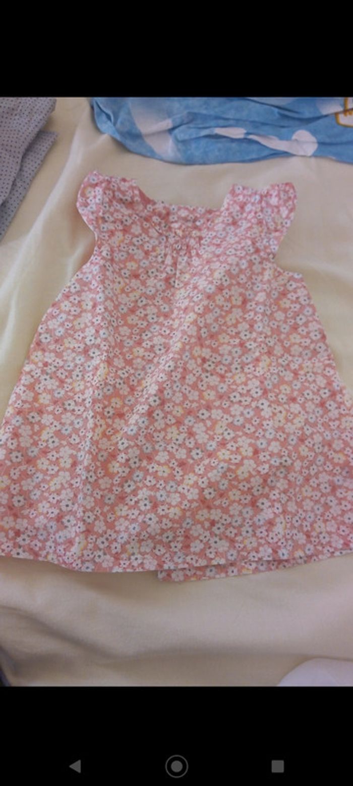 Robe orange fleuri Cadet Rousselle - photo numéro 3