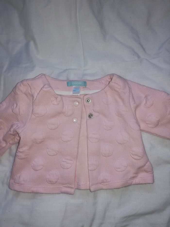 Lot gilet fille 6 mois - photo numéro 3