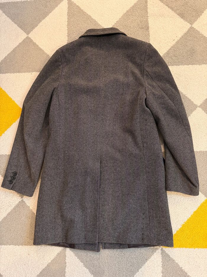 Long manteau en laine et cachemire Tommy Hilfiger gris Taille L - photo numéro 2