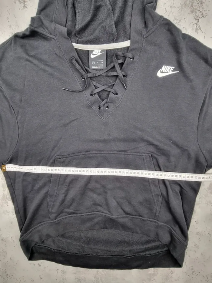 Sweat à capuche noir Nike – Taille S Femme (mesures en photos) - photo numéro 6