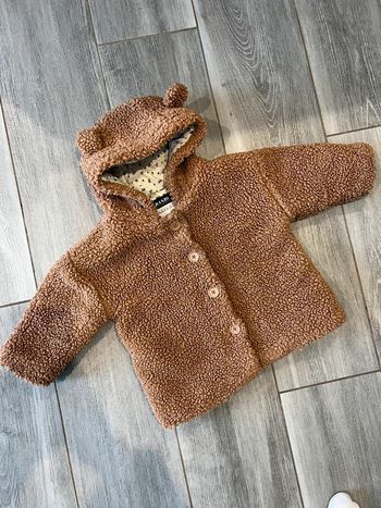 Manteau camel fille 24 mois Kiabi