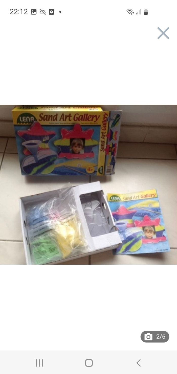 Jeu créatif - Sand art gallery / Cadres en sable - photo numéro 2
