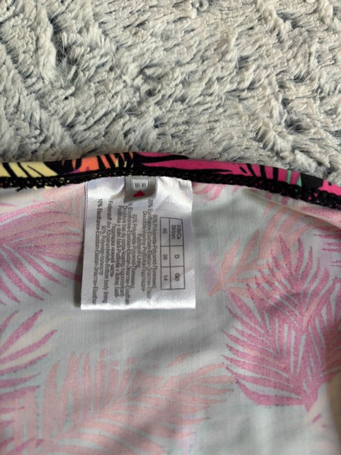 Culotte taille haute maillot de bain blanche porte taille 40 - photo numéro 3