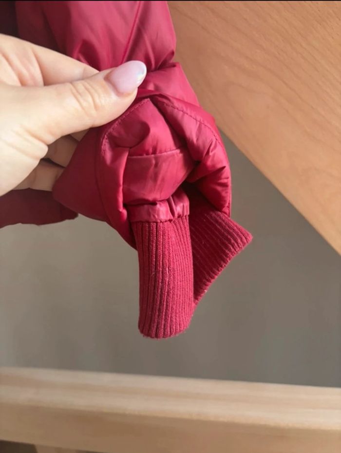 Doudoune rouge bordeau Tommy Jeans - photo numéro 6