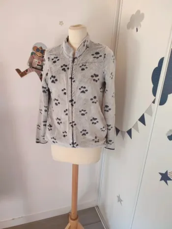 Pyjama polaire pilou pilou taille 38/40 patte de chat influx