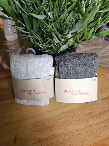 Lot de 2 collants DPAM taille 13/14 dpd0 NEUF 🌸