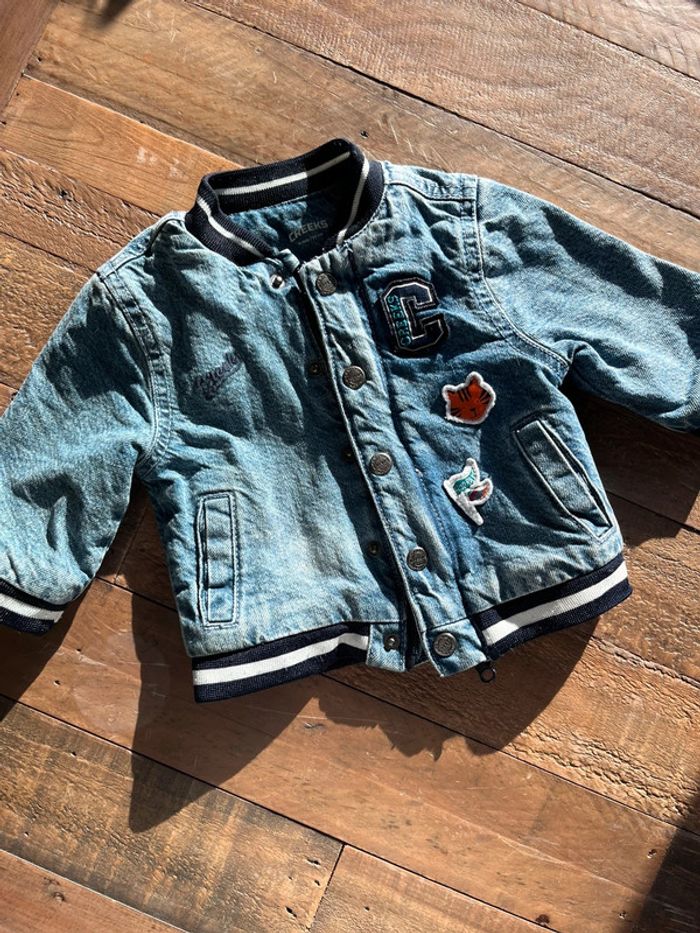 Veste bomber en jean Creeks