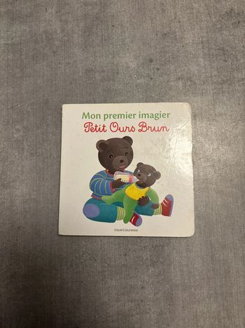 Livre mon premier imagier Petit Ours Brun