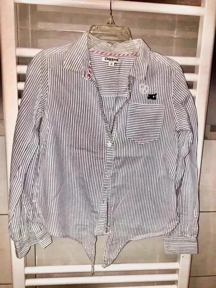 Chemise Creeks 12 ans neuve à 8 euros