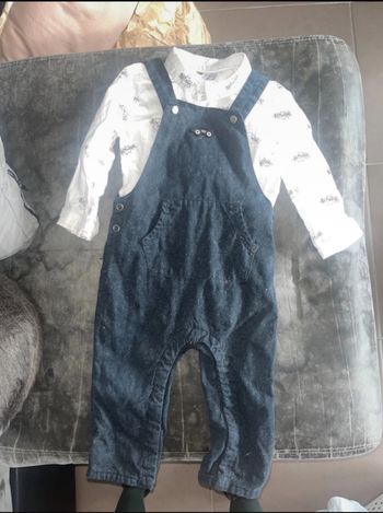 Salopette chemise batman