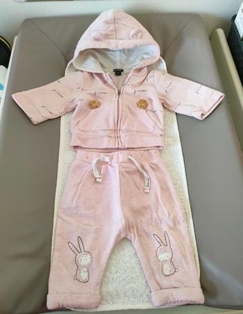 Ensemble haut + bas bébé fille 