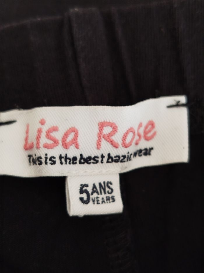 Legging court noir Lisa Rose taille 5 ans - photo numéro 3