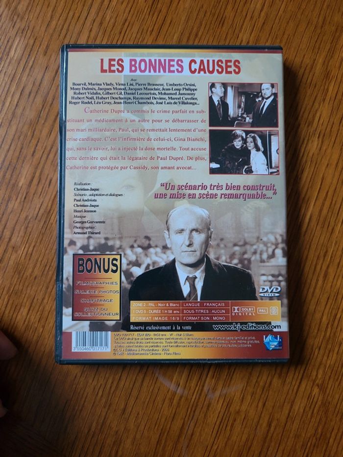 dvd les bonnes causes - photo numéro 2