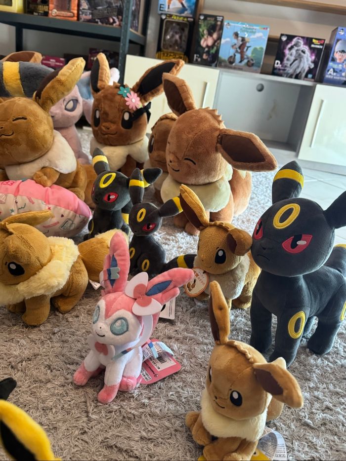 Evoli peluches eeveelutions authentique destockage - photo numéro 6