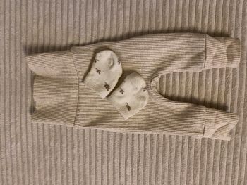 Lot legging côtelé + chaussettes