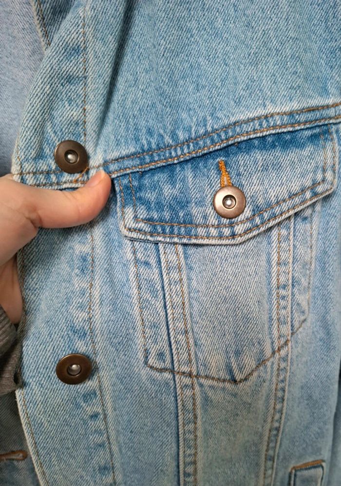 Veste en jean bleu clair taille Xs twintip oversize - photo numéro 6