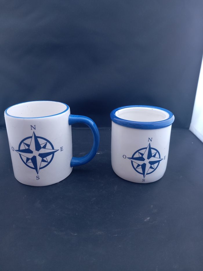 Mug avec pot assorti