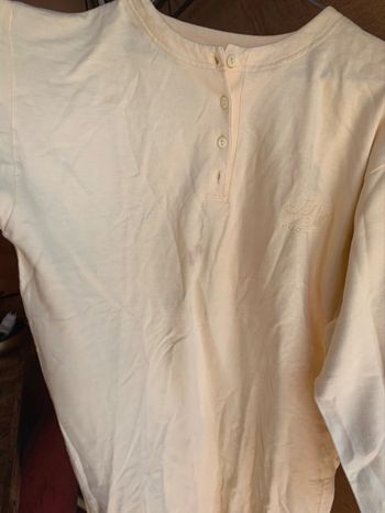 Chemise de nuit jaune pâle