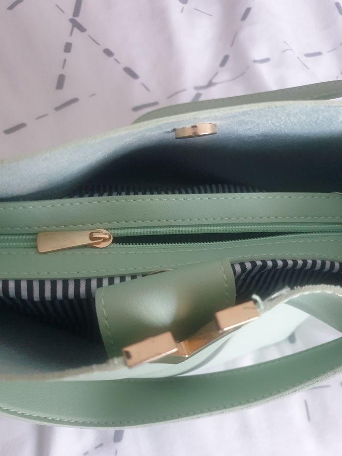 Pantalon vert et sac qervie une journée pantalon rose tout neuf jamais porté - photo numéro 2