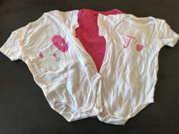 Lot de 3 bodies été