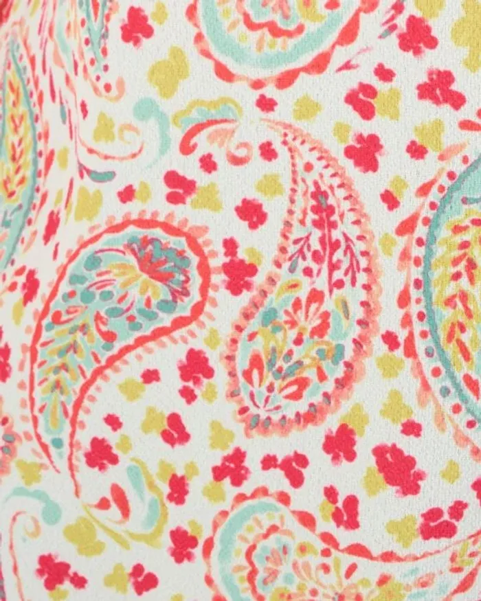 Chemisier fantaisie volantée - Pastel Indien - Damart - taille 46 - photo numéro 4