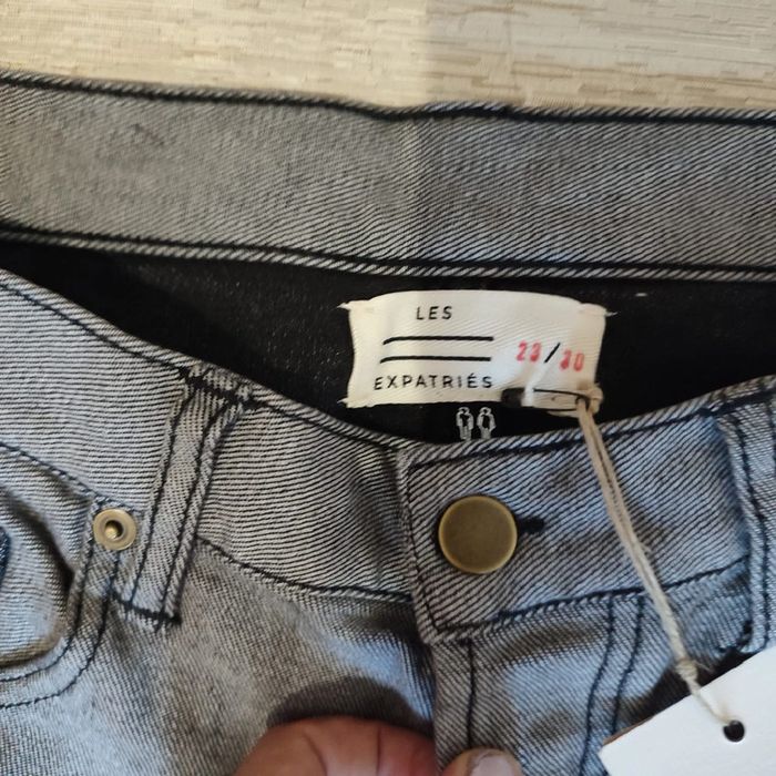 Jean unisexe denim retourné taille 23/30 Les expatriés - photo numéro 4