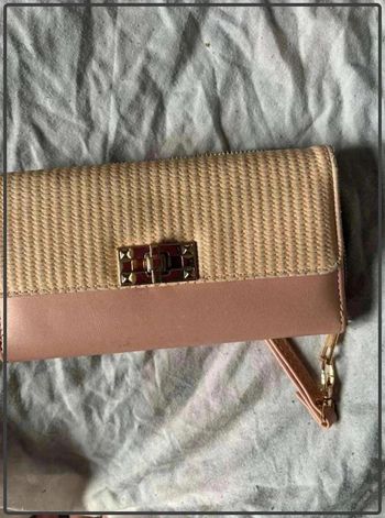 Porte  feuille  rose