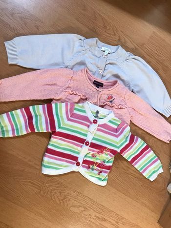 Lot de 3 gilets/vestes 9 mois