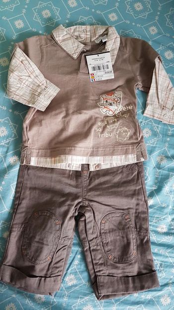 Ensemble garçon automne 6 mois