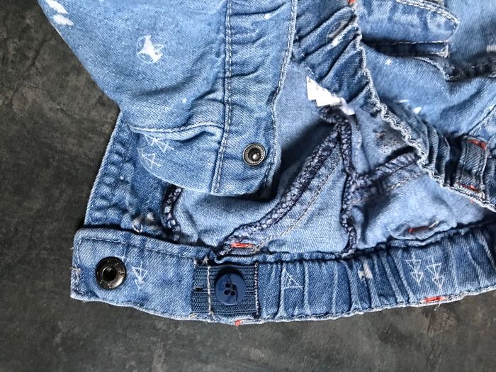 Short en jeans La grande aventure 18 mois Tissaia - photo numéro 4