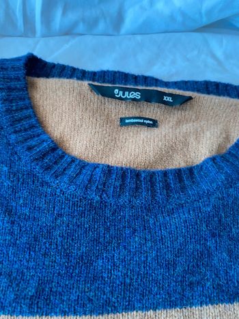 Pull marinière XXL