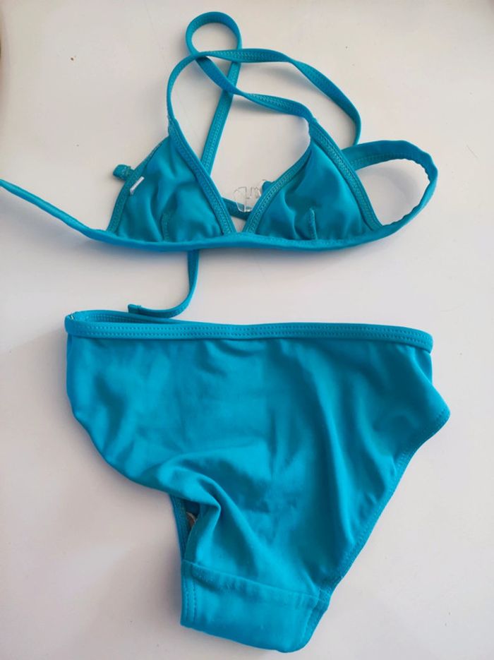 Maillot de bain 2 pieces bleu 3 - 4 ans - photo numéro 5
