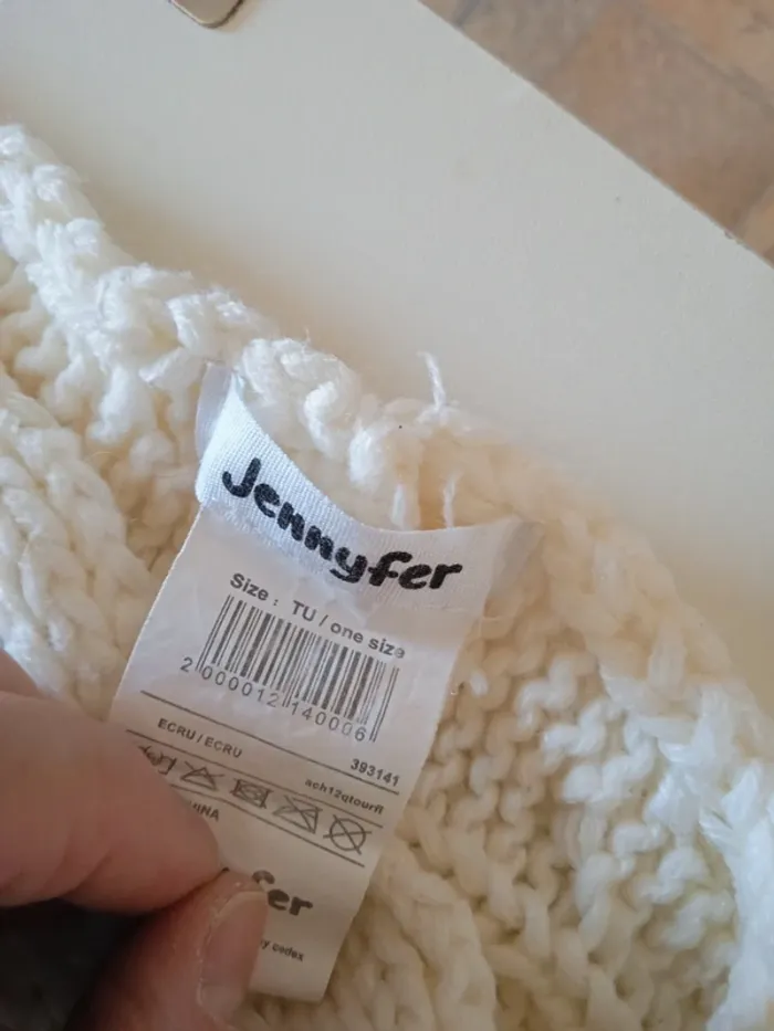 Snood Jennyfer blanc cassé - photo numéro 6