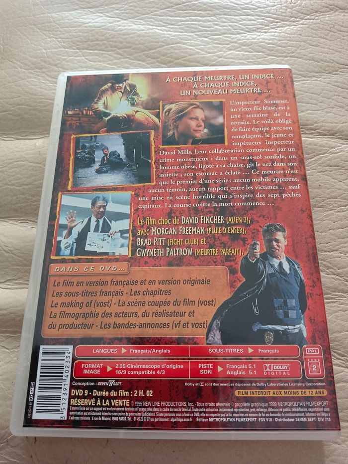 DVD Seven visionner une seule fois - photo numéro 2