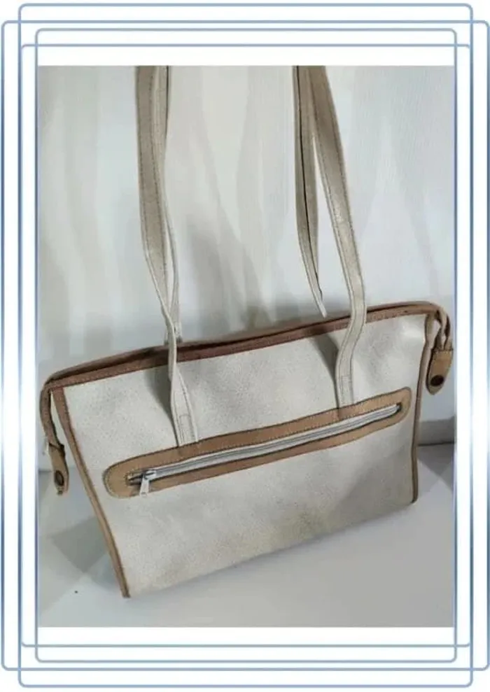 Sac à main Texier et porté épaule, bon état mais quelques marques, 37x28cm - photo numéro 2