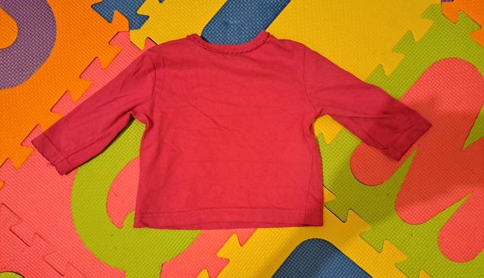 Ensemble t-shirt pantalon biche, taille 3 mois (62 cm) - photo numéro 3